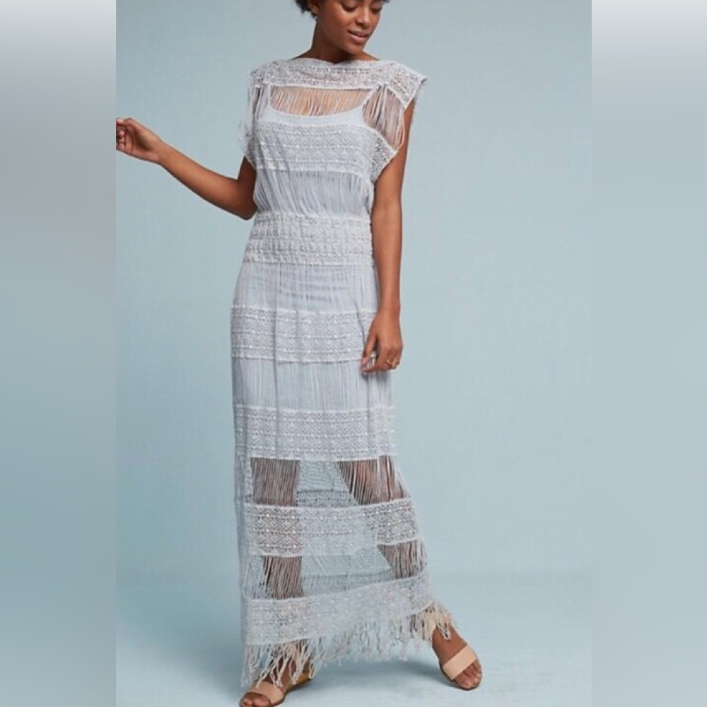 Callahan baby blue Maxi Dress